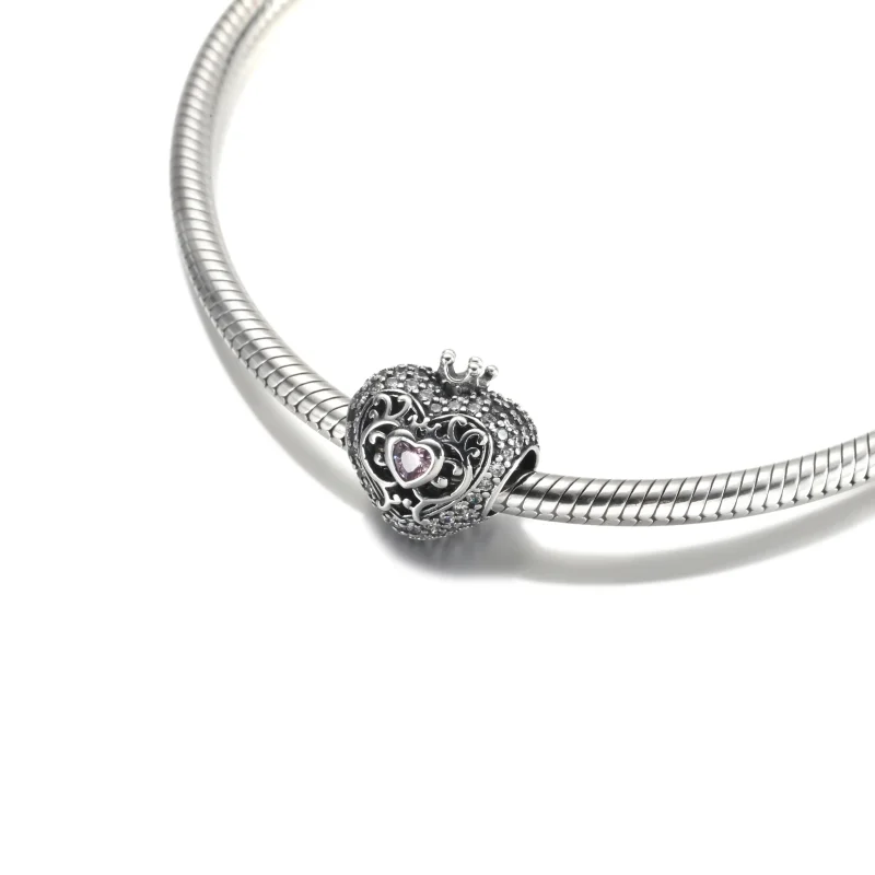 (zdjęcie do) Charms PANDORA Krolewska Korona I Serce - 790763C01 - Wyświetl 5