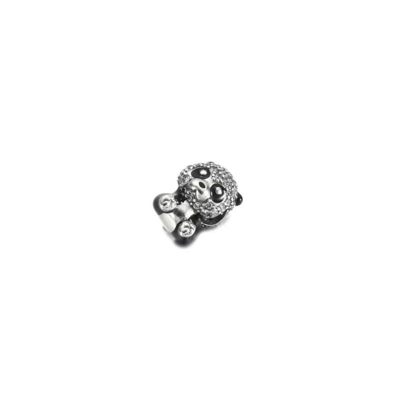 (zdjęcie do) Charms PANDORA z lśniącą uroczą pandą - 790771C01 - Wyświetl 2