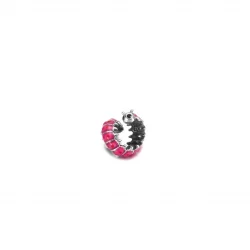 Charms PANDORA z uroczą zwiniętą gąsienicą - 790762C01