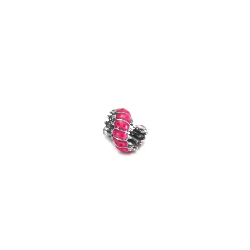 (zdjęcie do) Charms PANDORA z uroczą zwiniętą gąsienicą - 790762C01 - Wyświetl 4