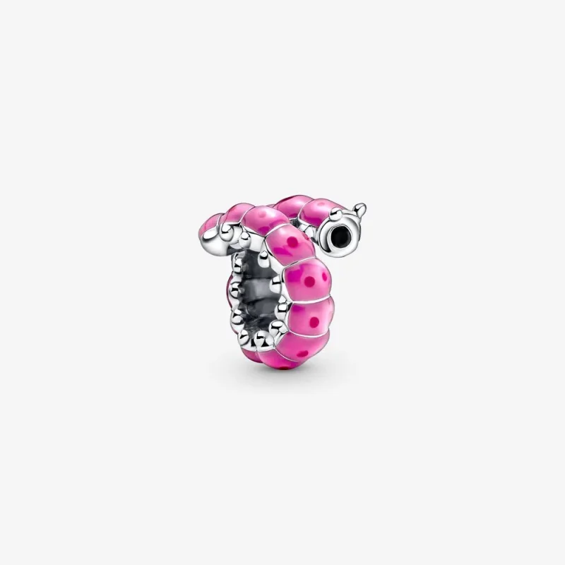 (zdjęcie do) Charms PANDORA z uroczą zwiniętą gąsienicą - 790762C01