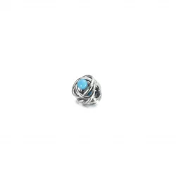 Grudzień Charms Urodzinowy Turkusowy symbol wieczności - 790064C02