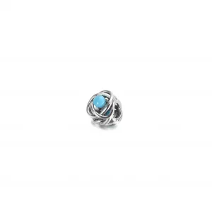 Grudzień Charms Urodzinowy Turkusowy symbol wieczności - 790064C02