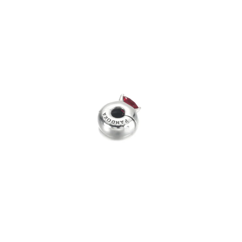 (zdjęcie do) Klips PANDORA Czerwone serce solitaire - 799203C01 - Wyświetl 4