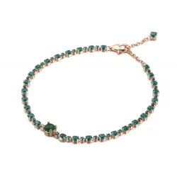 Lśniąca bransoletka tenisowa pavé - 580044C01