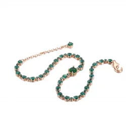 Lśniąca bransoletka tenisowa pavé - 580044C01
