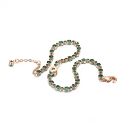 Lśniąca bransoletka tenisowa pavé - 580044C01