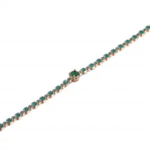 Lśniąca bransoletka tenisowa pavé - 580044C01