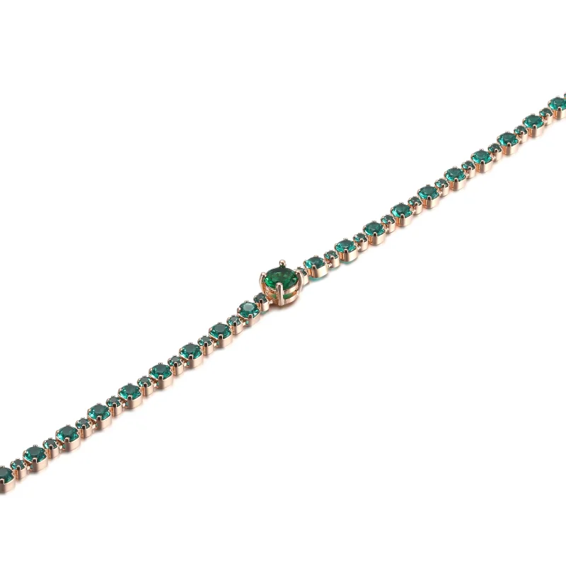 (zdjęcie do) Lśniąca bransoletka tenisowa pavé - 580044C01 - Wyświetl 5