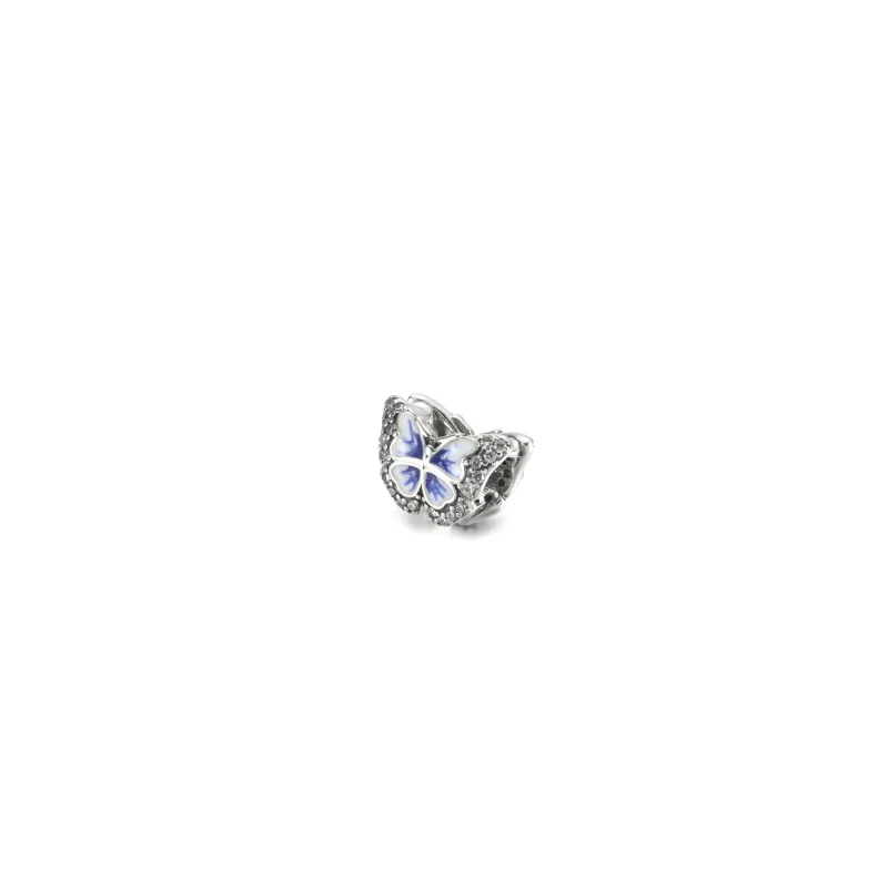 (zdjęcie do) Lśniący charms z błękitnym motylem - 790761C01 - Wyświetl 2