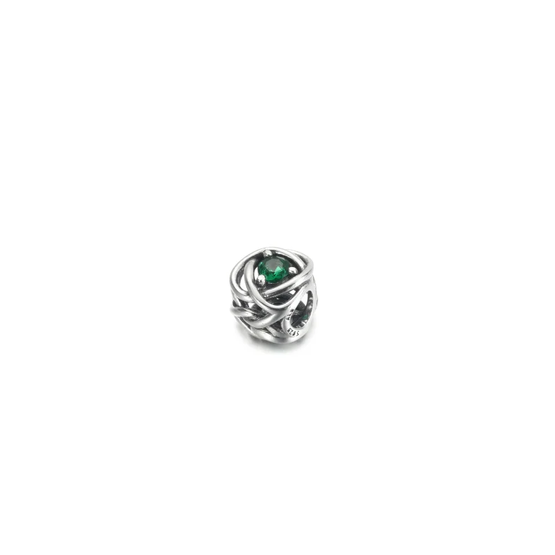 (zdjęcie do) Maj Charms Urodzinowy Zielony symbol wieczności - 790065C08 - Wyświetl 2