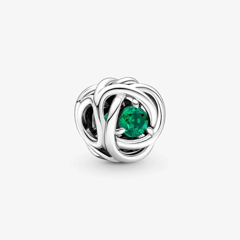 (zdjęcie do) Maj Charms Urodzinowy Zielony symbol wieczności - 790065C08