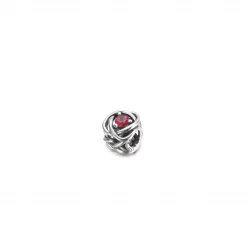 Październik Charms Urodzinowy Różowy symbol wieczności - 790065C05