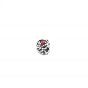 Październik Charms Urodzinowy Różowy symbol wieczności - 790065C05