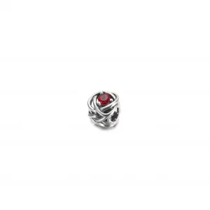 Styczeń Charms Urodzinowy Szkarłatny symbol wieczności - 790065C06
