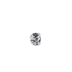 Wrzesień Charms Urodzinowy Niebieski symbol wieczności - 790065C07
