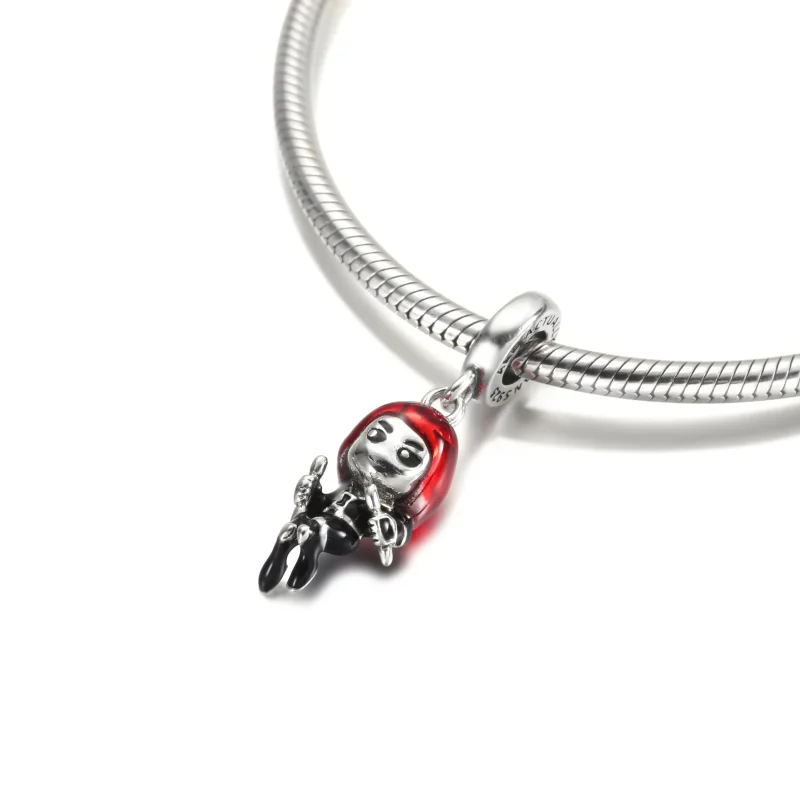 (zdjęcie do) Zawieszka PANDORA Czarna Wdowa, Marvel, Avengers - 790785C01 - Wyświetl 4