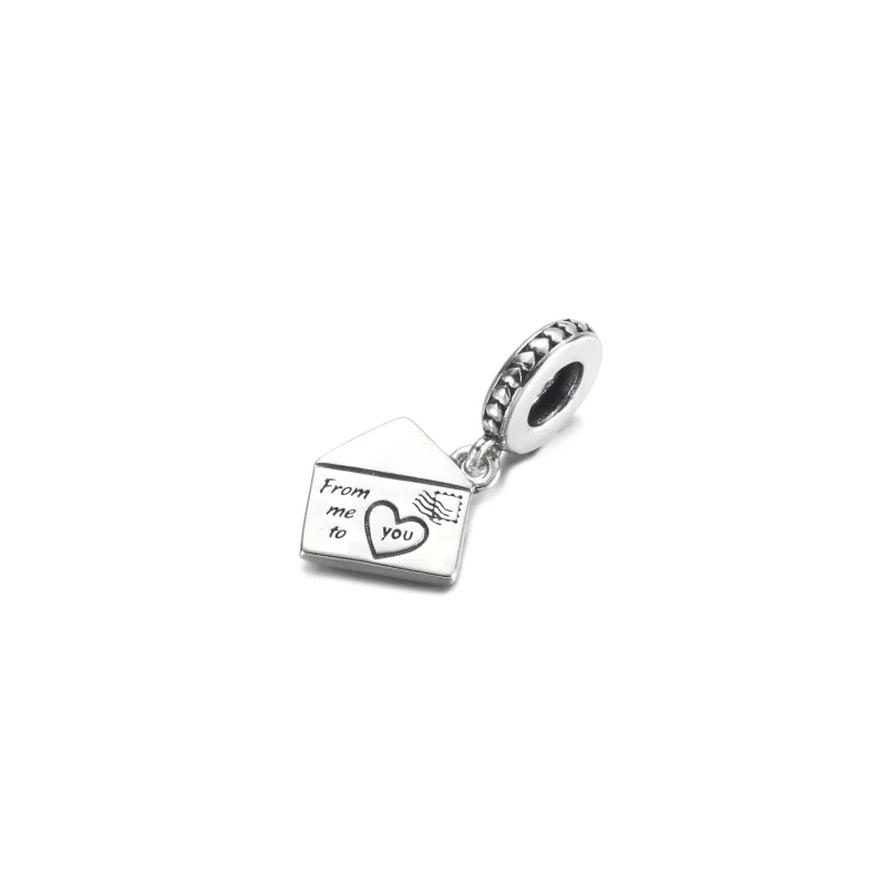 (zdjęcie do) Zawieszka PANDORA Koperta z bratkami - 790787C01 - Wyświetl 3