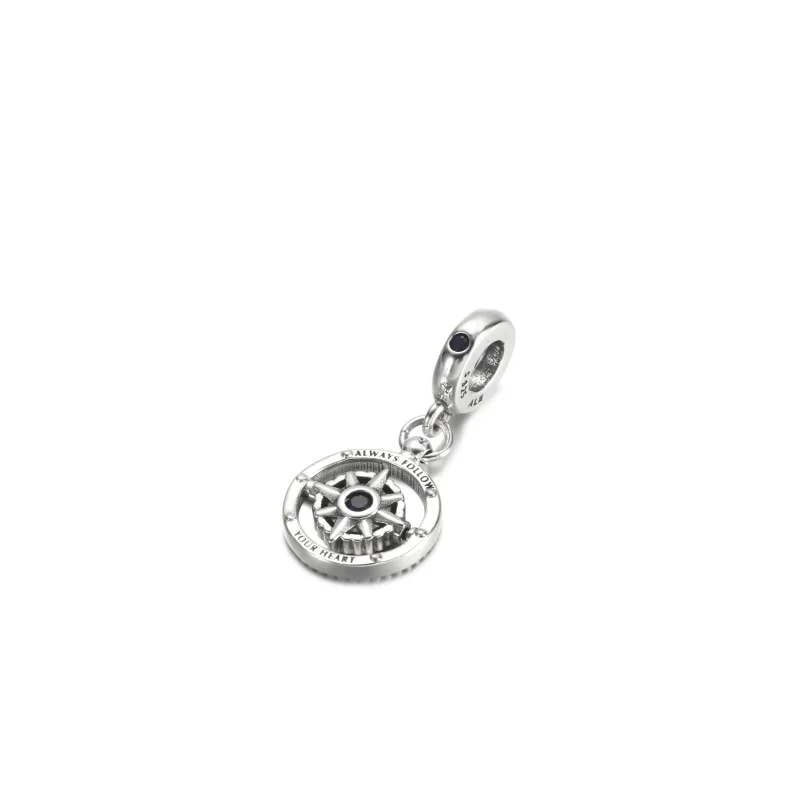 (zdjęcie do) Zawieszka PANDORA Obrotowy kompas - 790099C01 - Wyświetl 2