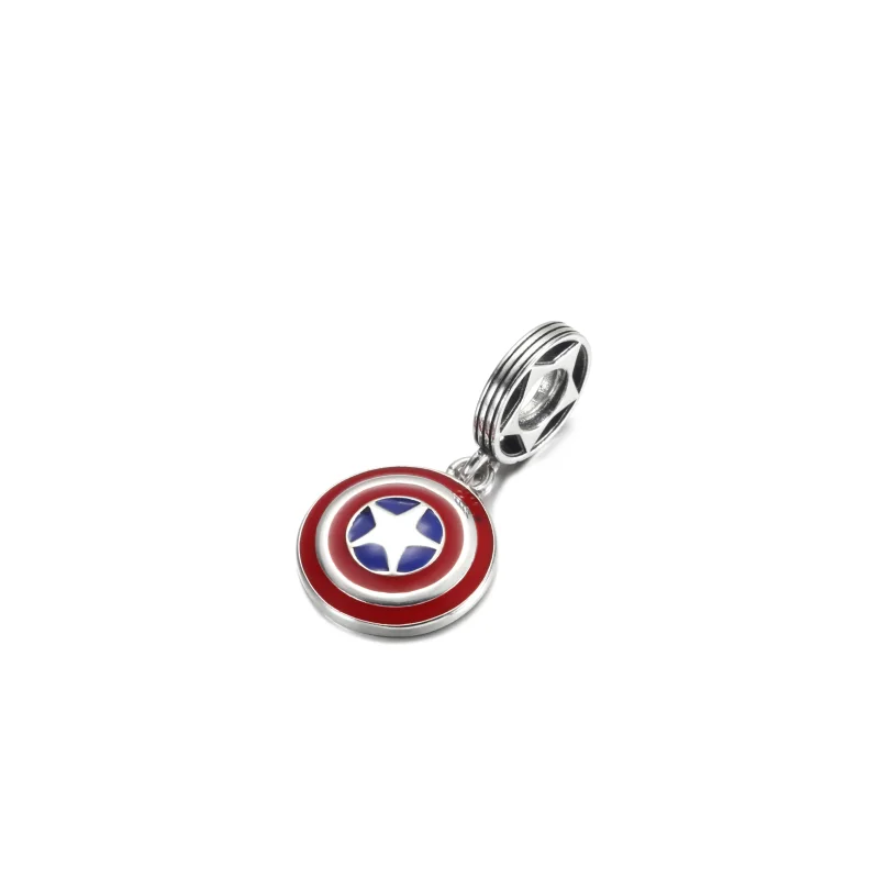 (zdjęcie do) Zawieszka PANDORA Tarcza Kapitana Ameryki, Marvel, Avengers - 790780C01 - Wyświetl 2