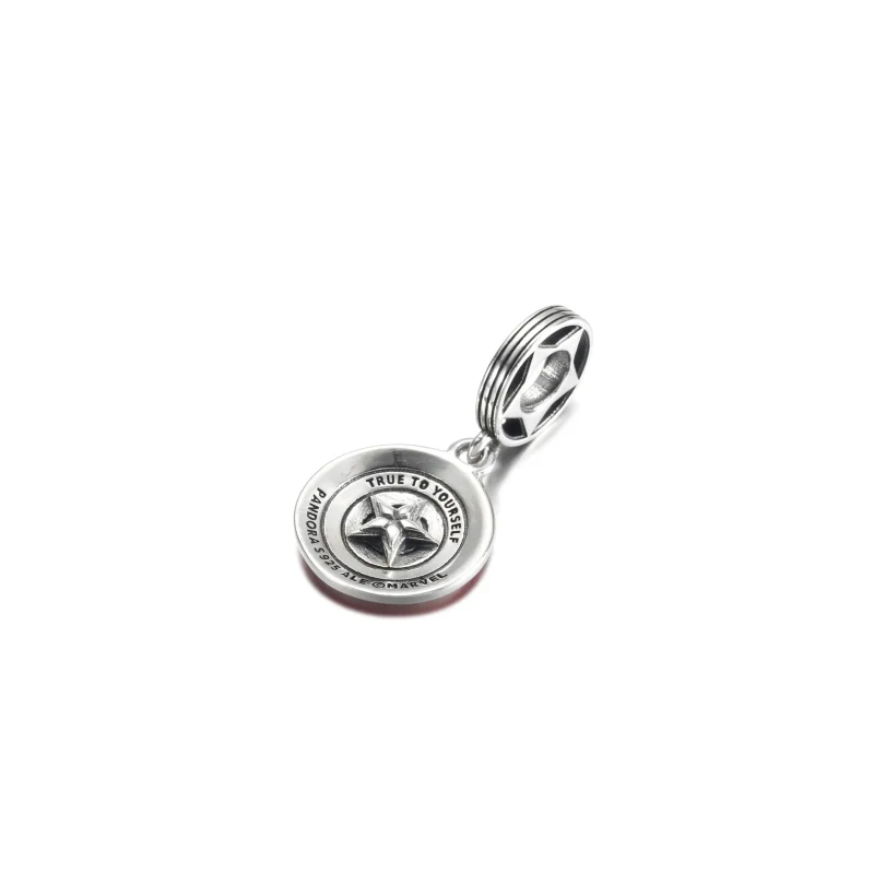 (zdjęcie do) Zawieszka PANDORA Tarcza Kapitana Ameryki, Marvel, Avengers - 790780C01 - Wyświetl 3