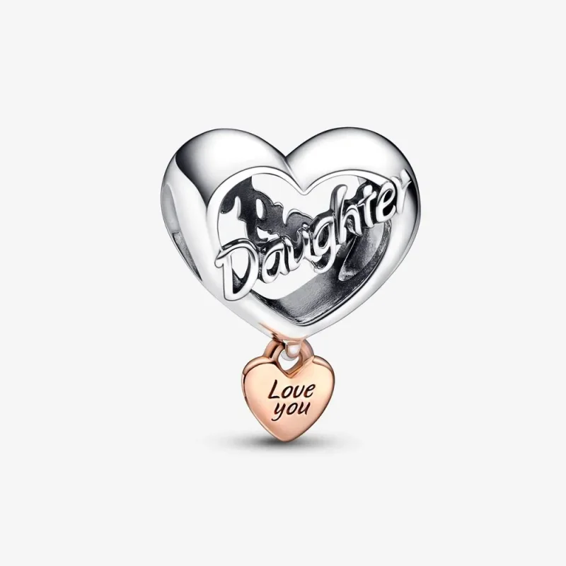 (zdjęcie do) PANDORA Charm Serce Kocham Cię Córko - 782327C00