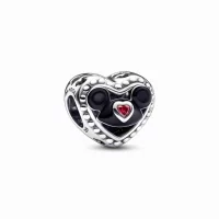 PANDORA, Charm z Czapką z Uszami Myszki Mickey i Zamkiem Disney Parks - 792276C01
