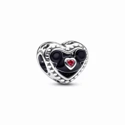 PANDORA, Charm z Czapką z Uszami Myszki Mickey i Zamkiem Disney Parks - 792276C01