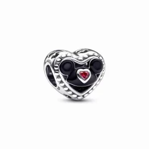 PANDORA, Charm z Czapką z Uszami Myszki Mickey i Zamkiem Disney Parks - 792276C01
