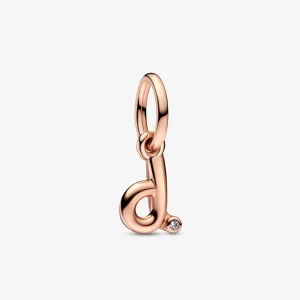 PANDORA Litera D Charm z zawieszką w stylu alfabetu - 782534C01