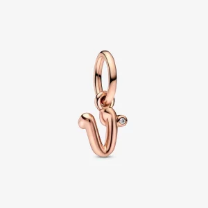 PANDORA Litera V Charm w kształcie litery Dangle - 782480C01