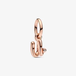PANDORA Litery U Charm z zawieszką w kształcie litery Script - 782479C01