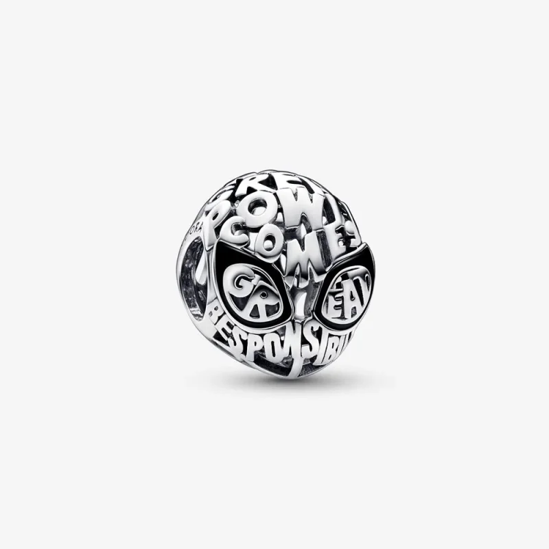 (zdjęcie do) PANDORA Marvel Spider-Man Mask Charm - 792351C01