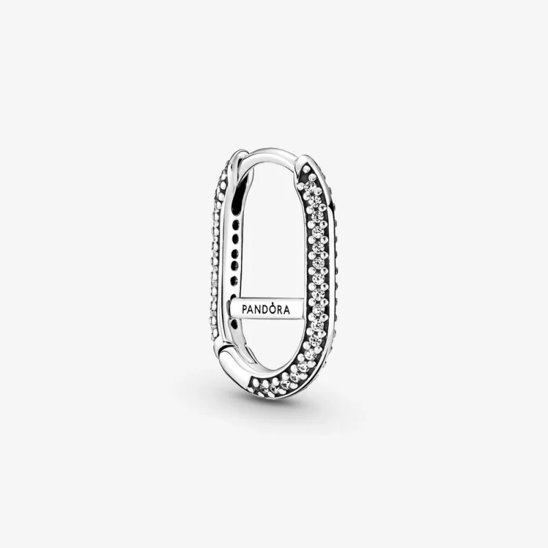 (zdjęcie do) Pandora ME Kolczyk z pojedynczym ogniwem Pavé - 299682C01