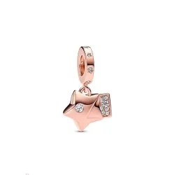 Pandora Rose Gold Szczęście Gwiazda Zawieszka - 782483C01