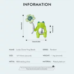 Pandora Styl Żabka Charm - SCC2488