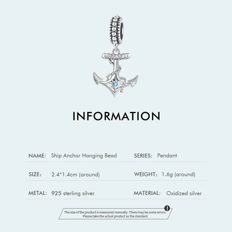 (zdjęcie do) Pandora Styl Charm Kotwica - SCC2401 - Wyświetl 4