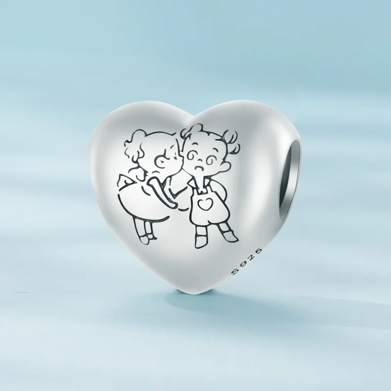 (zdjęcie do) Pandora Styl Charms Siostry w Wyprzedaży - SCC2528 - Wyświetl 2