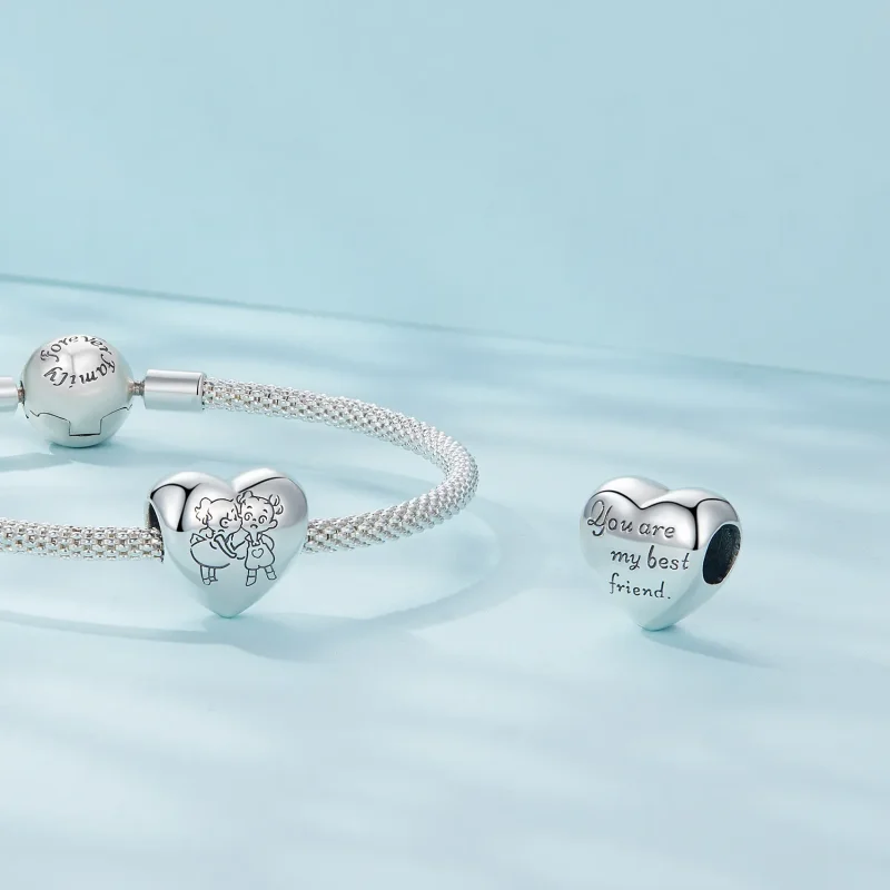 (zdjęcie do) Pandora Styl Charms Siostry w Wyprzedaży - SCC2528 - Wyświetl 4