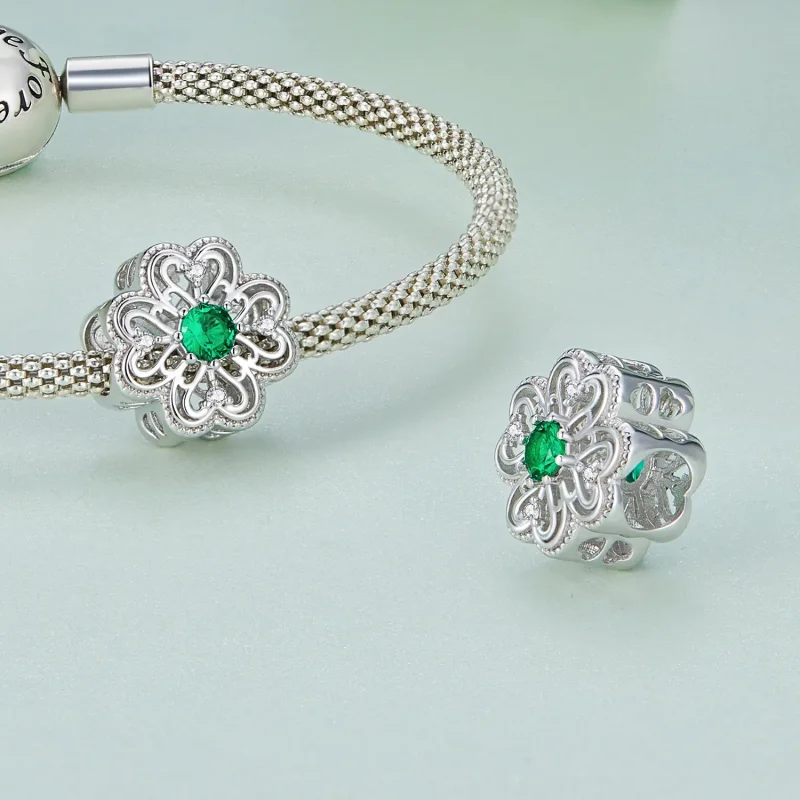 (zdjęcie do) Pandora Styl Czterolistna Koniczyna Charm - BSC759 - Wyświetl 4