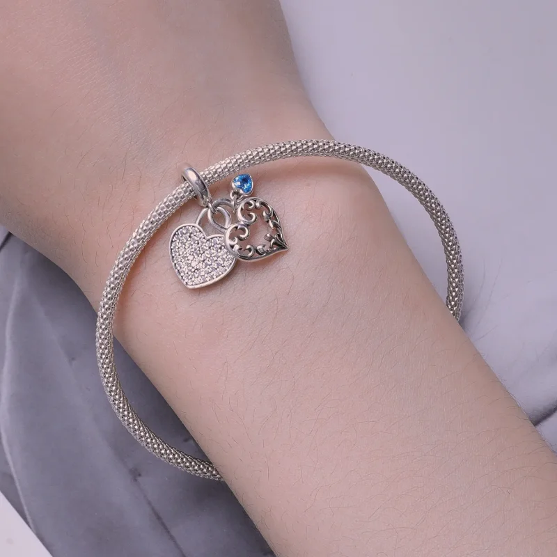 (zdjęcie do) Pandora Styl Interlock Serce Charm - SCC2502 - Wyświetl 6