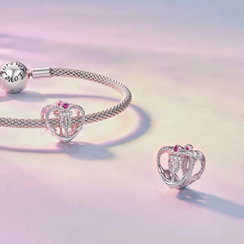 (zdjęcie do) Pandora Styl Kotwica Charm - BSC773 - Wyświetl 4