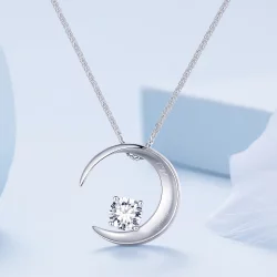 Pandora styl Księżycowy naszyjnik - BSN311