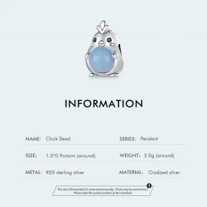 Pandora Styl Kurczak Charm - SCC2409