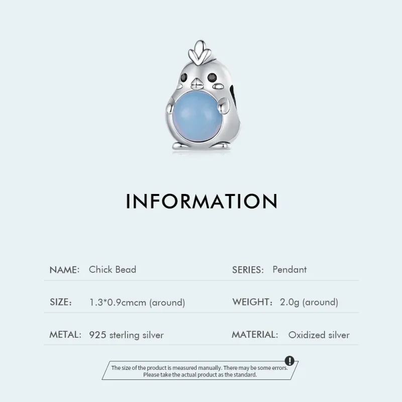(zdjęcie do) Pandora Styl Kurczak Charm - SCC2409 - Wyświetl 4