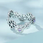Pandora Styl Kwiatowa Obrączka - SCR873