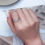 Pandora Styl Kwiatowa Obrączka - SCR873