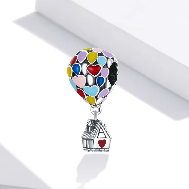 (zdjęcie do) Pandora Styl Latający Domek Charm - BSC417 - Wyświetl 2