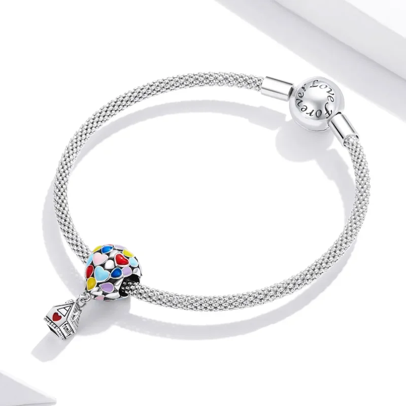 (zdjęcie do) Pandora Styl Latający Domek Charm - BSC417 - Wyświetl 3