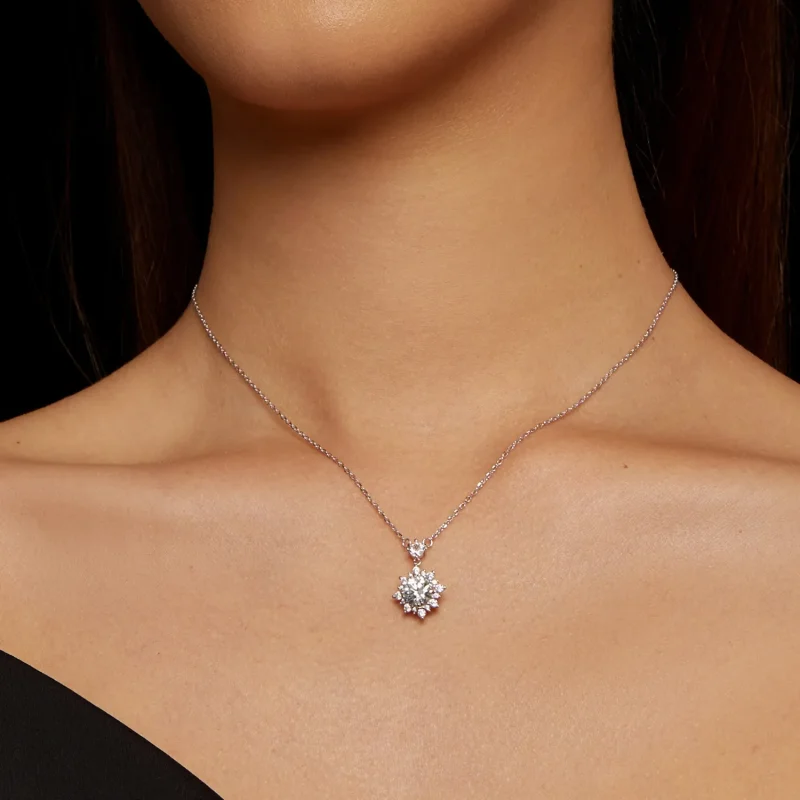 (zdjęcie do) Pandora Styl Naszyjnik z Diamentem - MSN017 - Wyświetl 6
